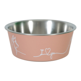 Zolux Love Voerbak Hond Roze 12,5 Cm 400 Ml
