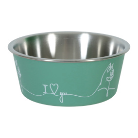 Zolux Love Voerbak Kat Groen 12,5 Cm 400 Ml