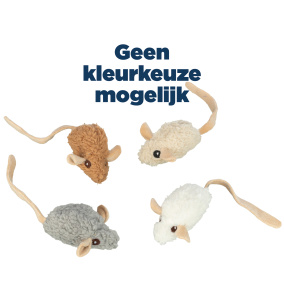 Trixie Muis Met Catnip Pluche Assorti -
  18 Cm