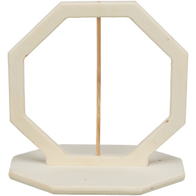 Trixie Voerring Onbehandeld Hout -
  17X17X12 Cm