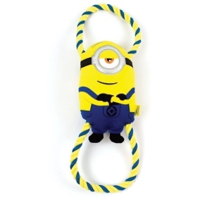 Minions Pluche Minion Stuart Aan Flostouw
  - 41 Cm