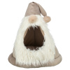 Trixie Xmas Tent Kabouter Velvet Look Beige 45X45X47 Cm
