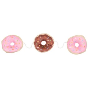 Fuzzyard 3 Donuts Aan Touw Met Catnip
  Pluche - 15X6 Cm