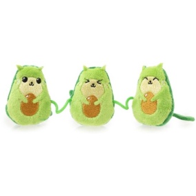 Fuzzyard Avocatos Aan Touw Met Catnip
  Pluche - 15X6 Cm