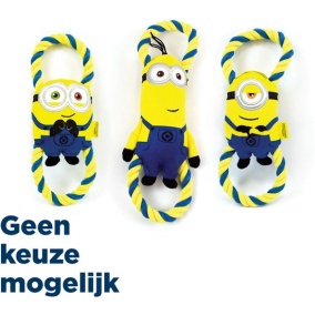Minions Pluche Bob / Stuart / Kevin Aan
  Flostouw - 28 Cm