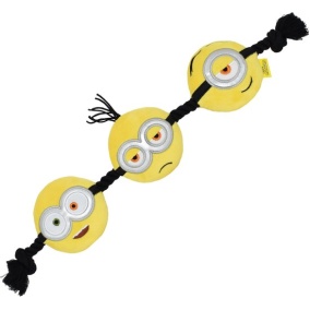 Minions Pluche Minions Bob / Kevi N /
  Stuart Aan Flostouw - 42 Cm