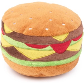 Fuzzyard Hamburger Pluche - 9 Cm