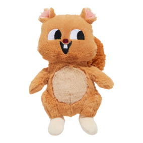 Bark Pearl Squirrel Eekhoorn Pluche Bruin
  - 29X17X9 Cm