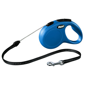 Flexi Rollijn Classic Cord Blauw S 5 Mtr
