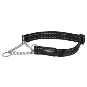Rogz For Dogs Fanbelt Halfslip Halsband
  Zwart 20 Mmx34-56 Cm
