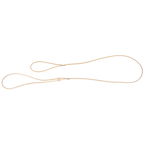 Hunter Showlijn Rond Leer Naturel 140X0,4
  Cm