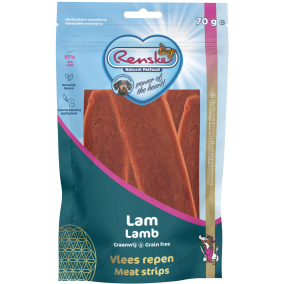 Renske Gezonde Beloning Vlees Strip Lam 70 Gr