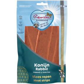 Renske Gezonde Beloning Vlees Strip Konijn 100 Gr