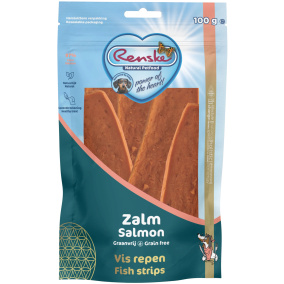 Renske Gezonde Beloning Vlees Strip Zalm 100 Gr