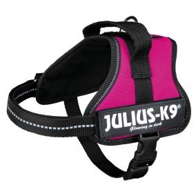 Julius K9 Power-harnas / Tuig Voor Labels
  Fuchsia Minimini/40-53 Cm