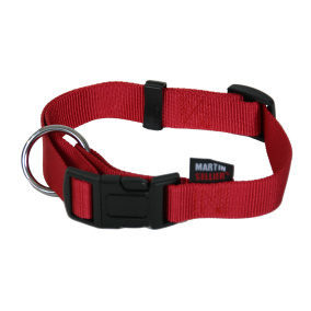 Martin Halsband Basic Nylon Rood
  30-45X1,6 Cm