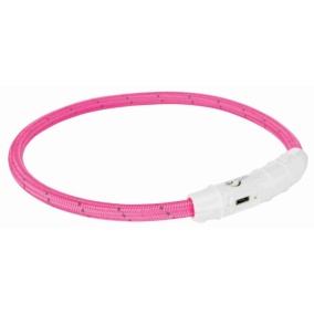Trixie Lichtgevende Halsband Hond Flash
  Usb Tpu / Nylon Roze 65X0,7 Cm