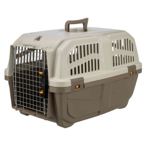 Trixie Skudo Transportbox Taupe / Zand S 60X40X39 Cm