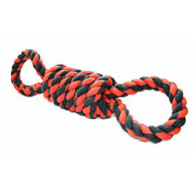 Happy Pet Nuts For Knots Extreme Spoel 8 Vorm Tugger Grijs / Oranje 55X11X11 Cm