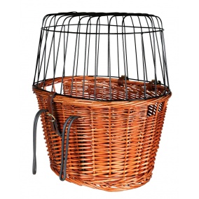 Trixie Fietsmand Met Draadkoepel Voorop Naturel 44X48X33 Cm