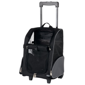 Trixie Reismand Trolley Zwart / Grijs 36X27X50 Cm