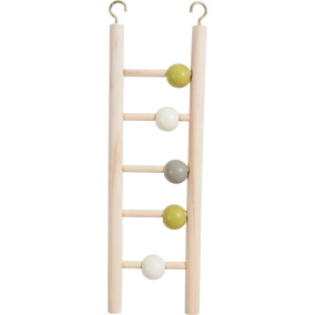 Zolux Ladder Hout 5 Treden Met Kralen 1X7X23,5 Cm