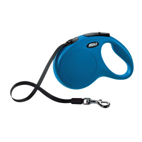 Flexi Rollijn Classic Tape Blauw M 5 Mtr