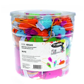 Imac Gekleurde Muis In Pot 5,5 Cm 96 St