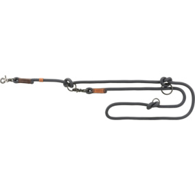 Trixie Hondenriem Be Nordic Verstelbaar
  Donkergrijs / Bruin 200X1,3 Cm