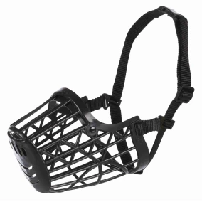 Trixie Muilkorf Kunststof Zwart L-xl