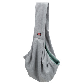 Trixie Junior Hondentas Buikdrager Lichtgrijs / Mintgroen 60X22X20 Cm