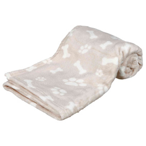 Trixie Hondendeken Kenny Fleece Bot / Pootjes Beige 75X50 Cm