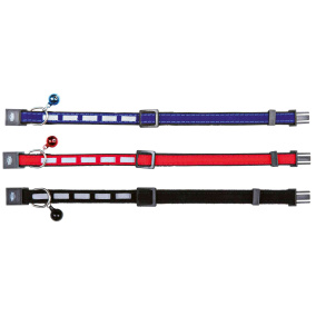 Trixie Halsband Kat Safer Life Fluweel
  Reflecterend Assorti 