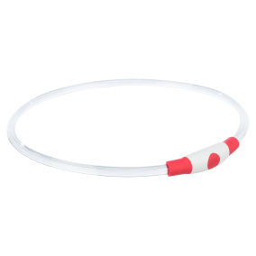 Trixie Lichtgevende Halsband Usb Flash
  Light Oplaadbaar Tpu Rood 65X0,8 Cm