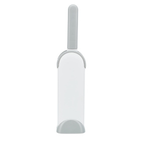 Trixie Harenpluizenborstel Met Reinigingsstation Wit / Grijs 33 Cm