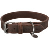 Trixie Halsband Hond Rustic Vetleer
  Donkerbruin 37-44X2,5 Cm