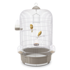 Imac Vogelkooi Luna Taupe / Wit 40X40X65,5 Cm