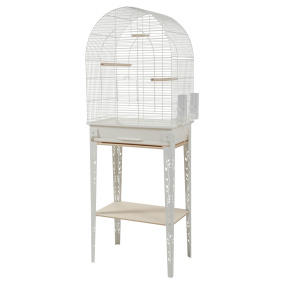 Zolux Vogelkooi Patio Met Standaard Wit 53X33X144 Cm