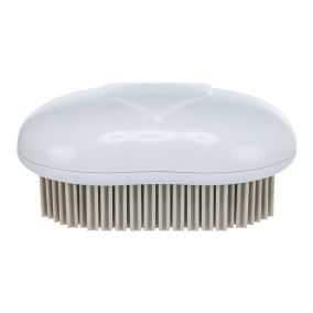 Trixie Textielborstel Wit / Grijs 7X10 Cm