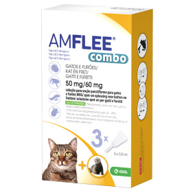 Krka Amflee Combo Spot On Kat / Fret 50 Mg 3 Pip