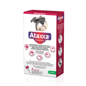Krka Ataxxa Spot On Hond 10-25 Kg 1250 Mg/250 Mg 3P