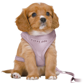 Trixie Hondentuig Junior Puppy Softtuig
  Met Riem Lila 36-50X1 Cm / 2 Mtr