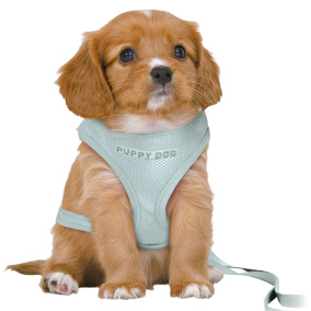 Trixie Hondentuig Junior Puppy Softtuig
  Met Riem Mintgroen 36-50X1 Cm / 2 Mtr