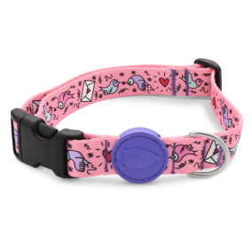 Morso Halsband Hond Gerecycled Sweet
  Tweet Roze 30-42X1,5 Cm