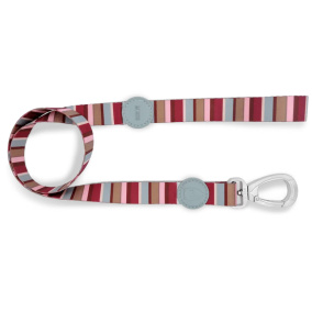 Morso Hondenriem Gerecycled Skyline Rood
  / Roze 120X1,5 Cm Tot 6 Kg