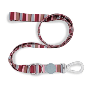 Morso Hondenriem Verstelbaar Gerecycled
  Skyline Rood / Roze 75-230X1,5 Cm 4-20 Kg