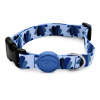 Morso Halsband Hond Gerecycled Splash
  Blauw 43-70X2,5 Cm