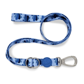 Morso Hondenriem Verstelbaar Gerecycled
  Splash Blauw 65-200X2,5 Cm 20-80 Kg