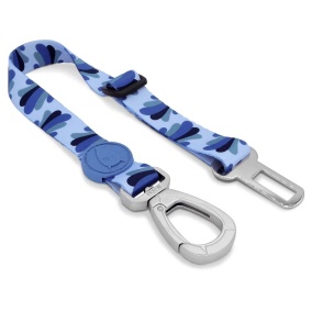 Morso Honden Autogordel Gerecycled Splash
  Blauw 40-65X1,5 Cm Tot 4 Kg