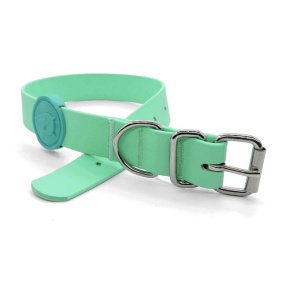 Morso Halsband Hond Waterproof Gerecycled
  Carribean Green Groen 38-46X1,5 Cm